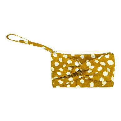 Clutch with a Twist -Pebbles Mustard - Global Mamas (P)