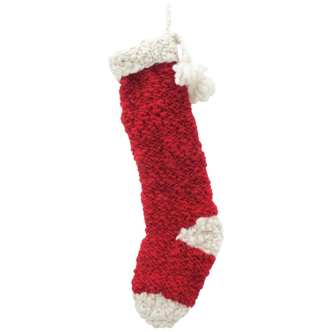 Large St Nicholas Holiday Stocking - Wild Woolies (H)