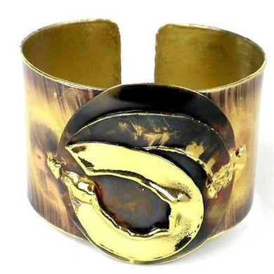 Twisted Ribbon of Brass Cuff Handmade and Fair Trade