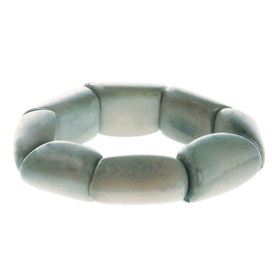 Riverbed Tagua Nut Bracelet in Quarry - Faire Collection
