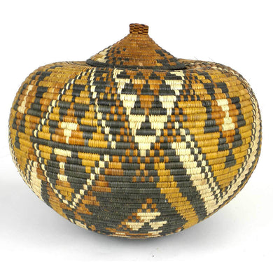 Zulu Wedding Basket -OS-05 - Ilala Weavers
