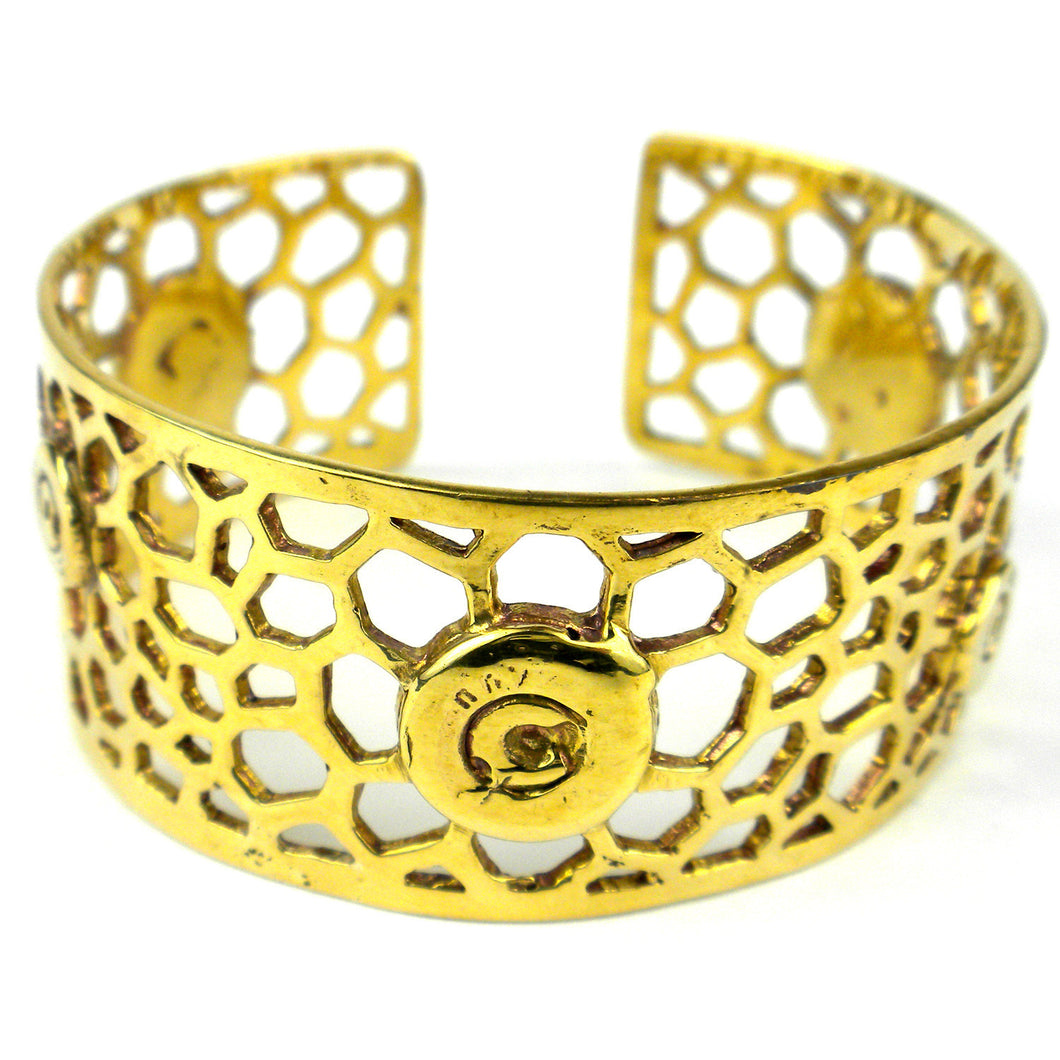 Bomb Casing Beehive Cuff - Craftworks Cambodia
