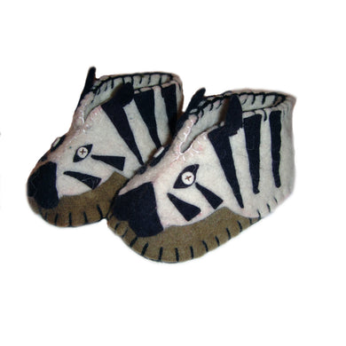 Zebra Zooties Baby Booties - Silk Road Bazaar