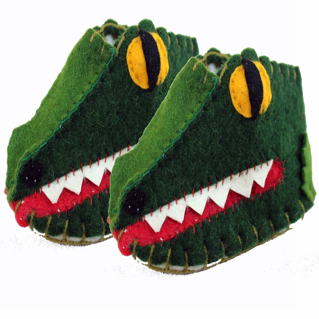 Alligator Zooties Baby Booties - Silk Road Bazaar