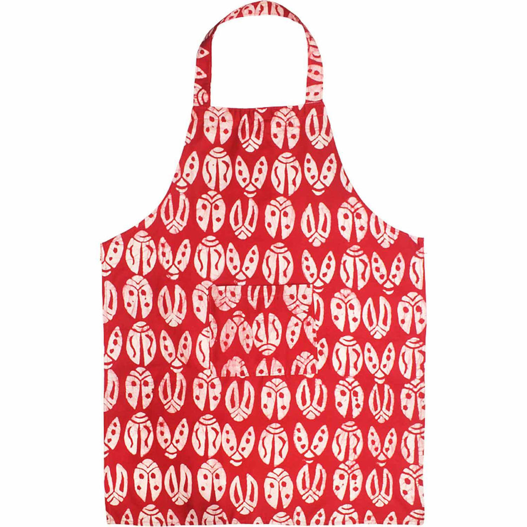 Apron - Red Bugs - Global Mamas (A)