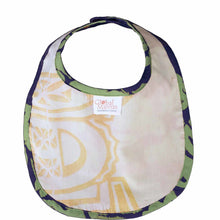 Batiked Baby Bib Lime Car Design - Global Mamas (B)