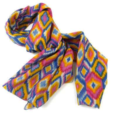 Multicolored Kilim Cotton Scarf - Asha Handicrafts
