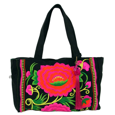 London Rose Bag Pink/Black - Global Groove (B)