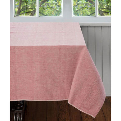 Pale Coral Cotton Tablecloth 60 by 60 - Sustainable Threads (L)