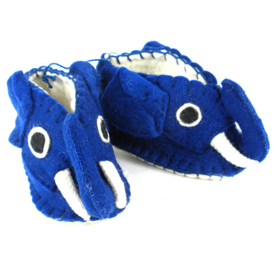 Blue Elephant Zooties Baby Booties - Silk Road Bazaar