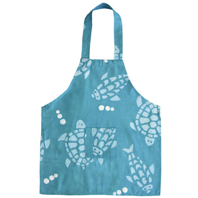 Kids Apron -Fishy Turtles - Global Mamas (C)