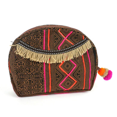 Hmong Batik Cosmetic Bag Earth - Global Groove (P)