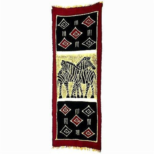 Vertical Zebras with Diamonds Batik Handmade and Fair Trade