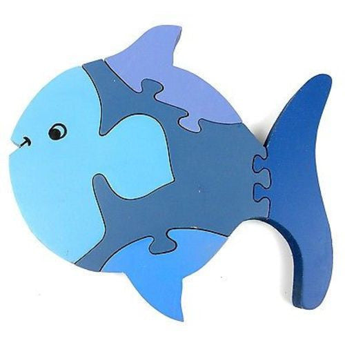 Wooden Fish Puzzle Handmade and Fair Trade