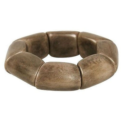 Riverbed Tagua Nut Bracelet in Chocolate Handmade and Fair Trade