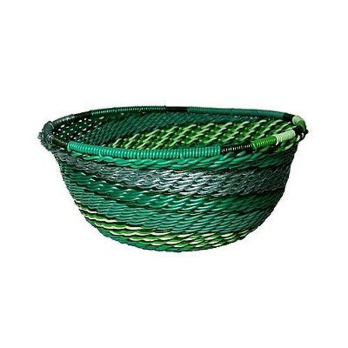 Handcrafted Recycled Telephone Wire Bowl - Emerald Handmade and Fair Trade