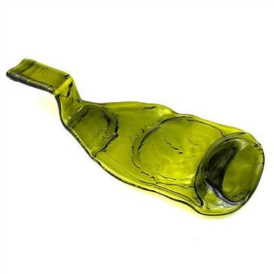 Recycled Green Glass Bottle Tray Handmade and Fair Trade