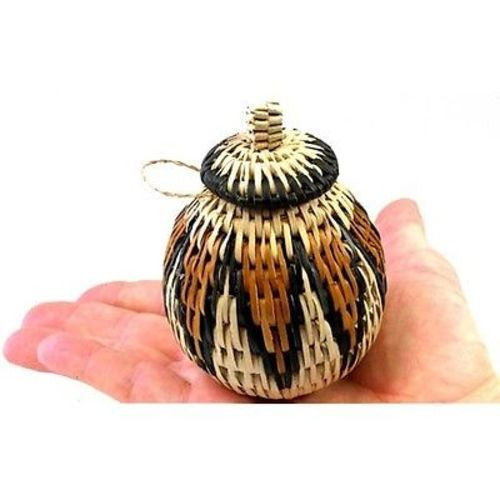 Small Zulu Herb Basket #1 Handmade and Fair Trade