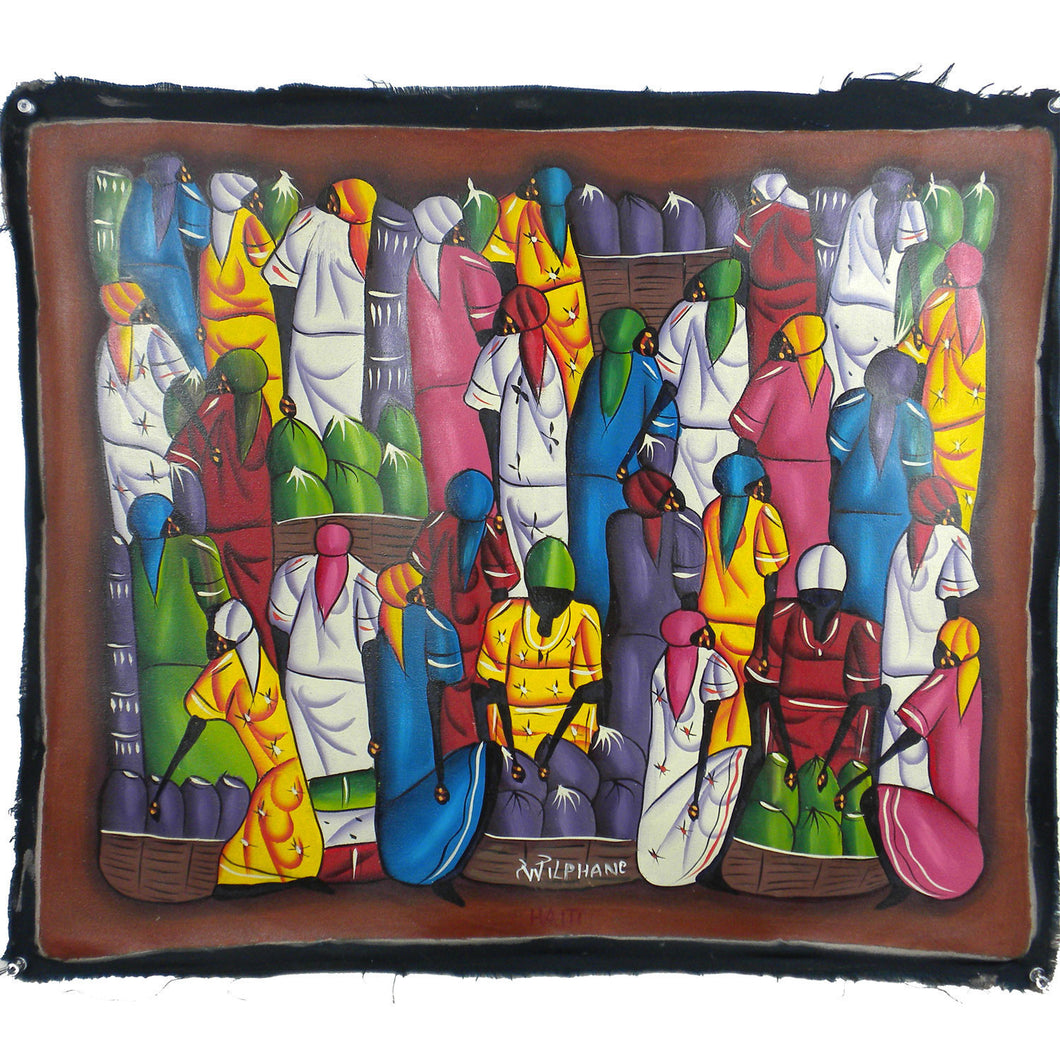 Haitian Acrylic Painting on Canvas Handmade and Fair Trade